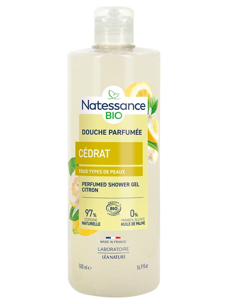 Natessance Douche Parfumée Cédrat Biologique 500 ML